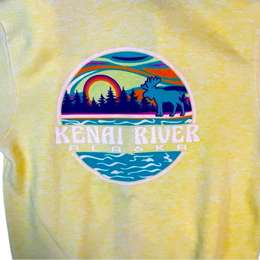 Kenai River Alaska Yellow Zip-Up Hoodie Unisex L Outdoors
A1 - Picture 8 of 8